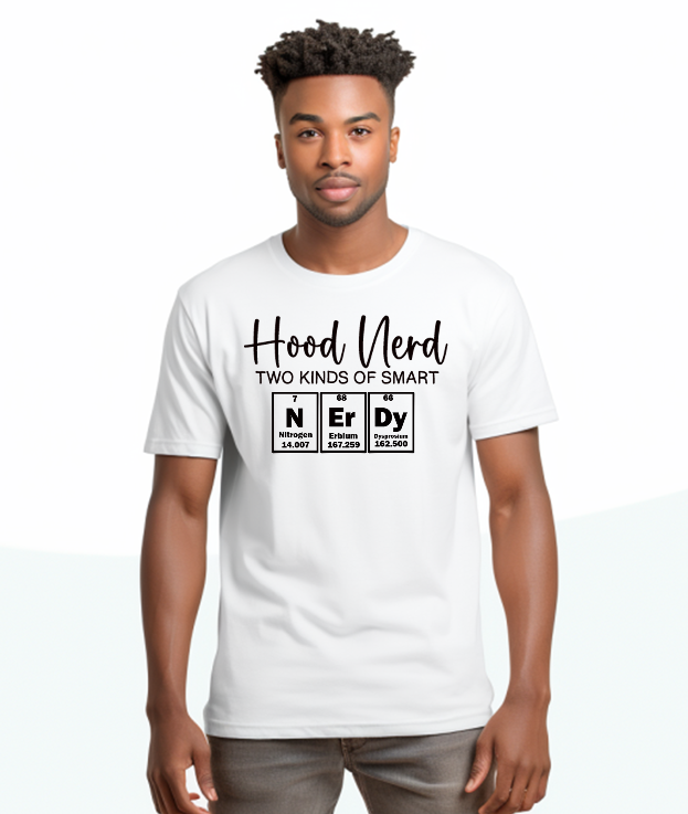 White Nerdy T-Shirt (Unisex)